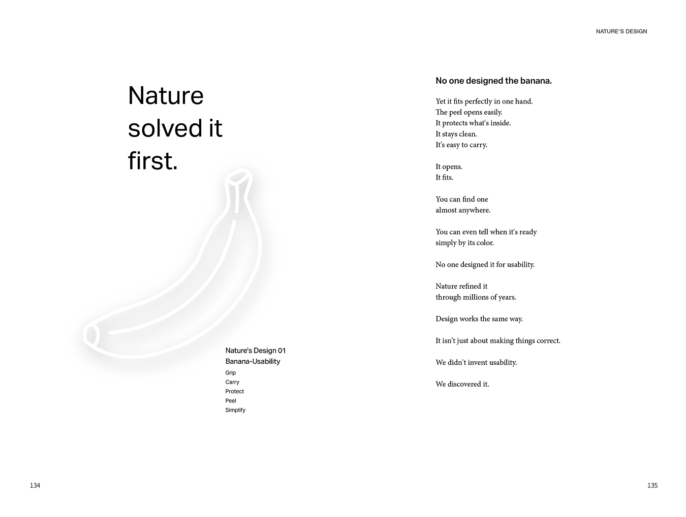 Visual essay 08 spread — 08 — Nature solved it first.